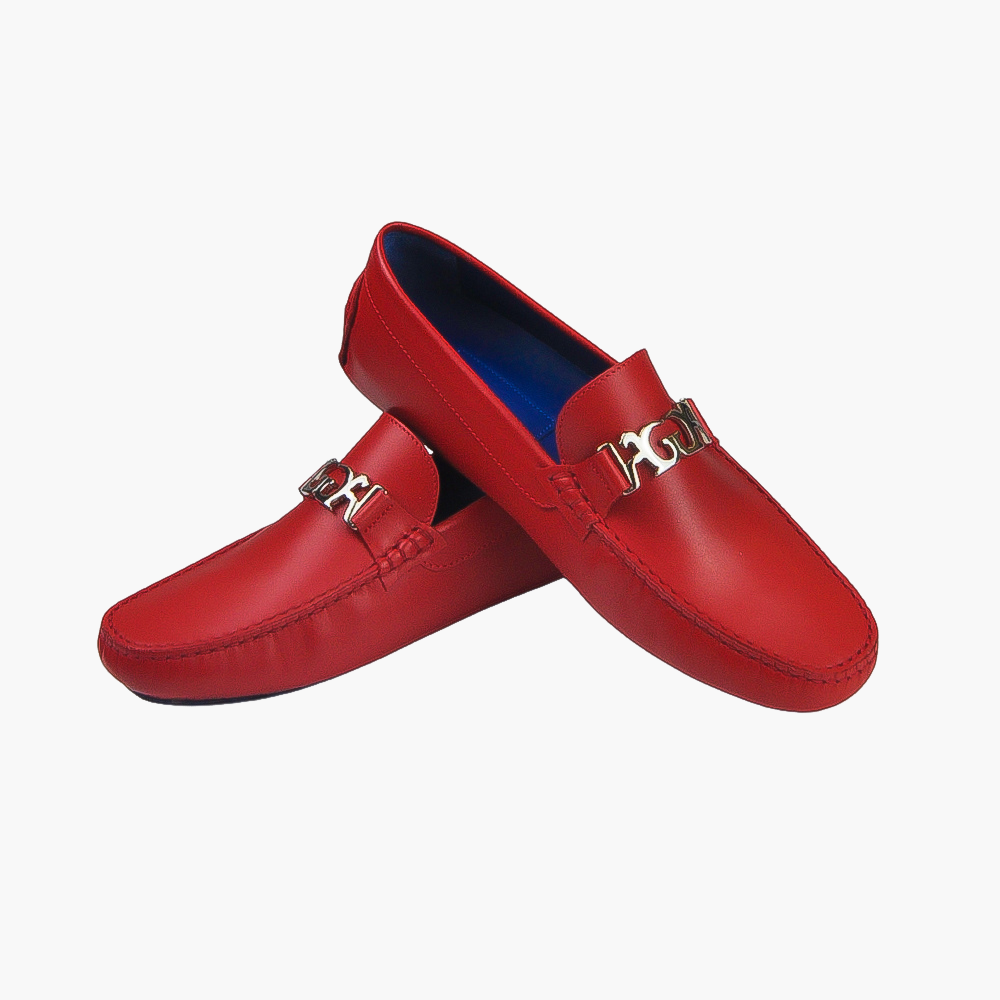Red Ornament Driver Shoes – B11MS21001