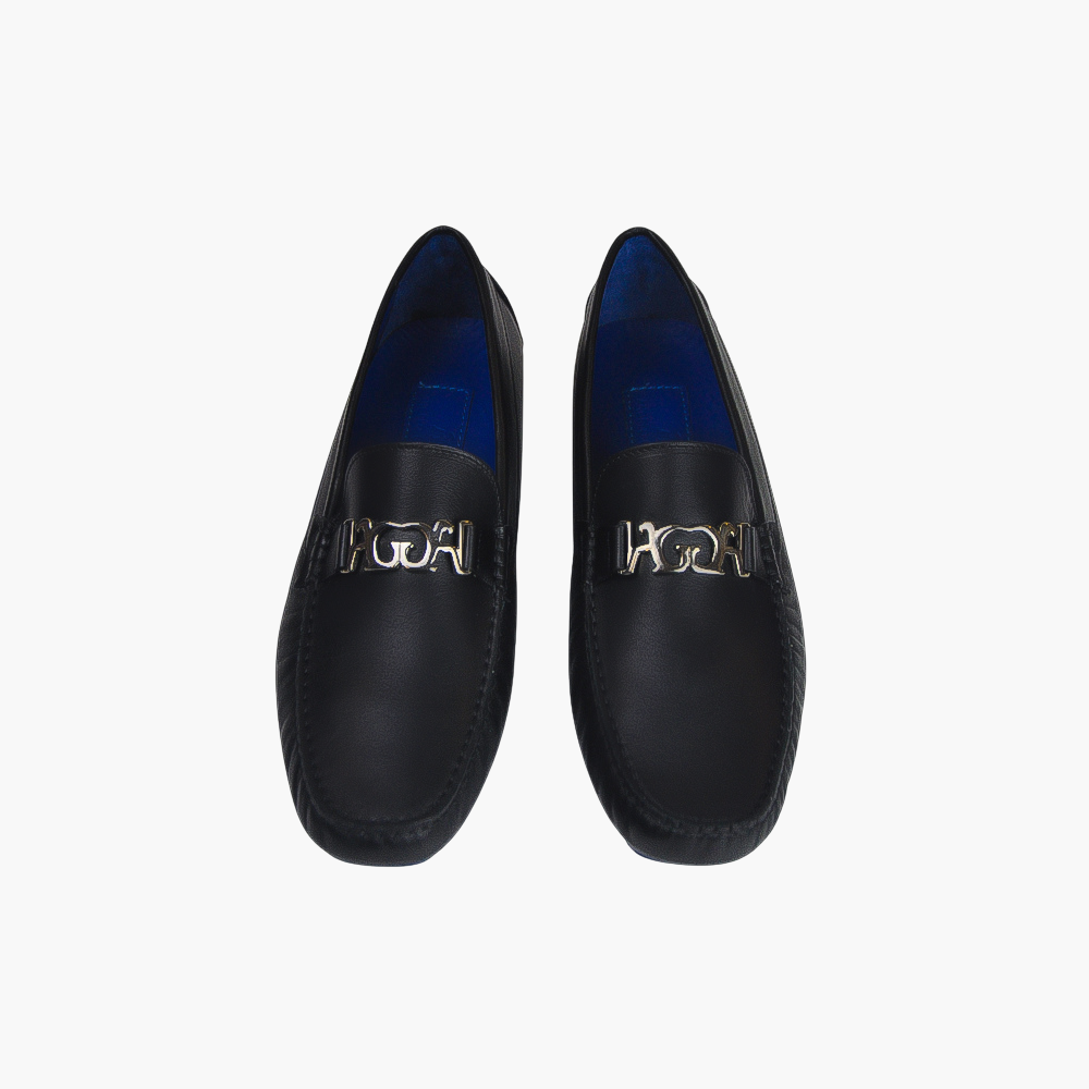 Black Ornament Driver Shoes – B11MS21001