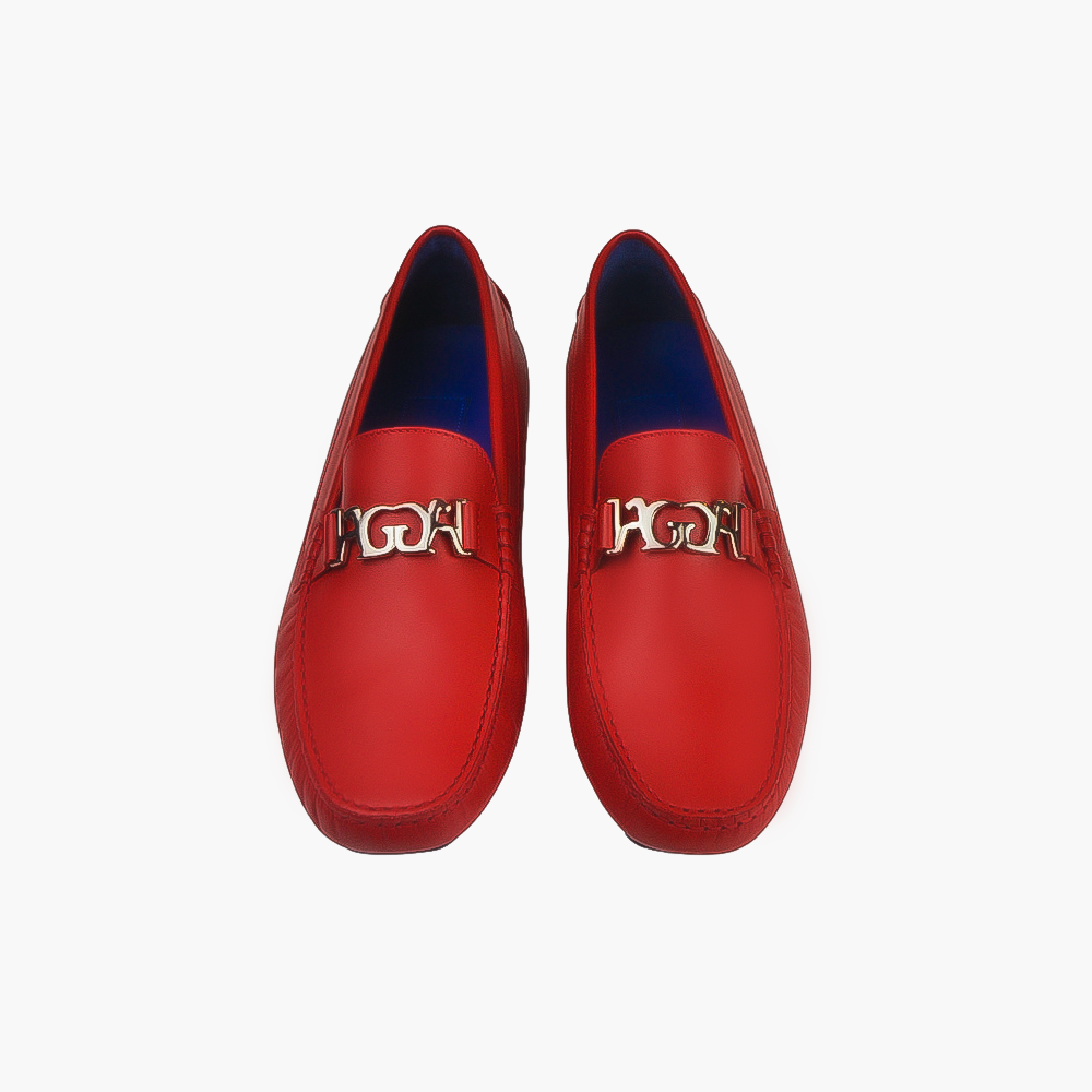 Red Ornament Driver Shoes – B11MS21001
