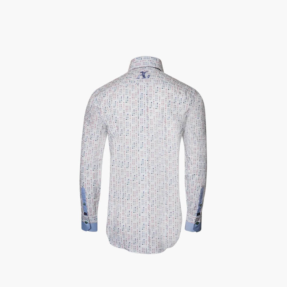 Pastel Square Pattern Mason Shirt
