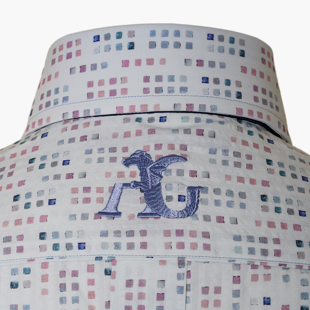 Pastel Square Pattern Mason Shirt