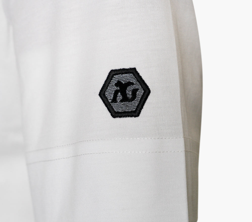 White Jersey Alloro Polo - AGTPLOCO01