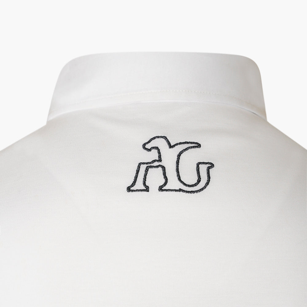 White Jersey Alloro Polo - AGTPLOCO01