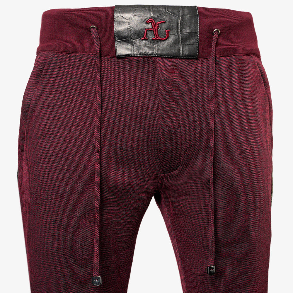Burgundy & Black  Nappa  AG Tracksuit - AG24W8TRA01