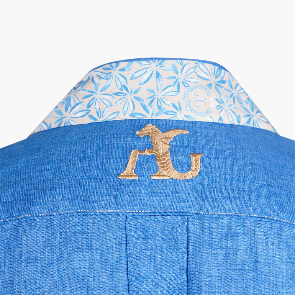 Blue & Beige Alloro Loungewear Set - AG25S1HAS43