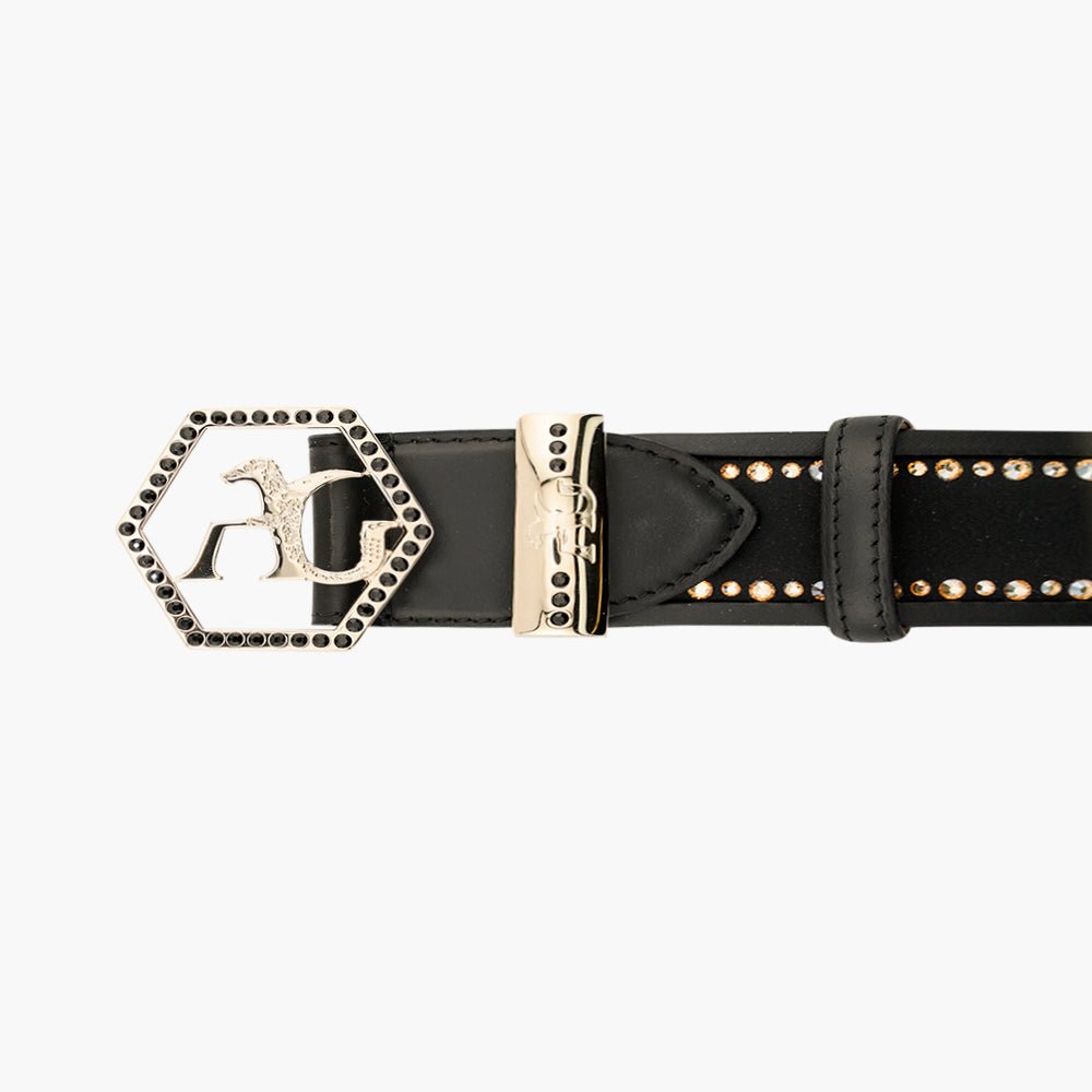 AG Hexagonal Crystal Belt - Angelo Galasso - Luxury Italian Menswear London