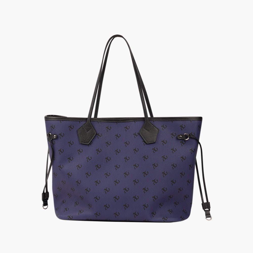 AG Monogram Electric Blue Tote Bag - Angelo Galasso - Luxury Italian Menswear London