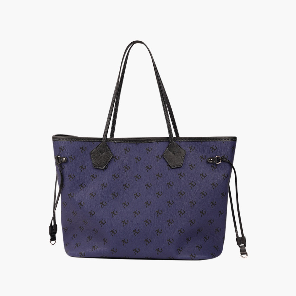 AG Monogram Electric Blue Tote Bag