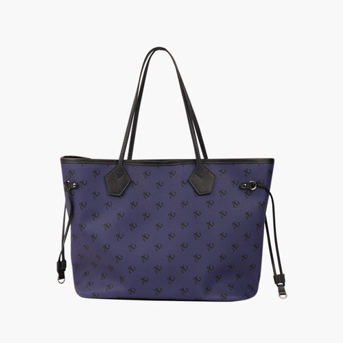 AG Monogram Electric Blue Tote Bag