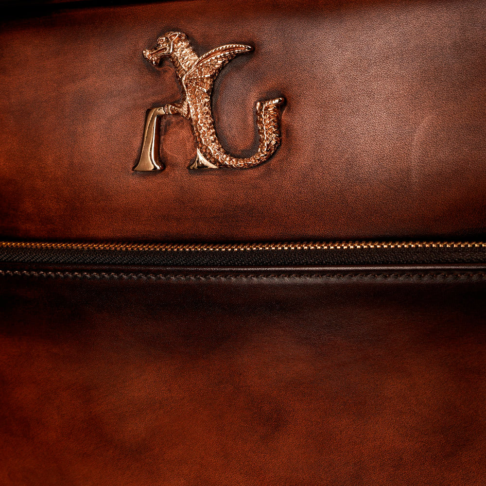 Brown Leather Cabin Trolley