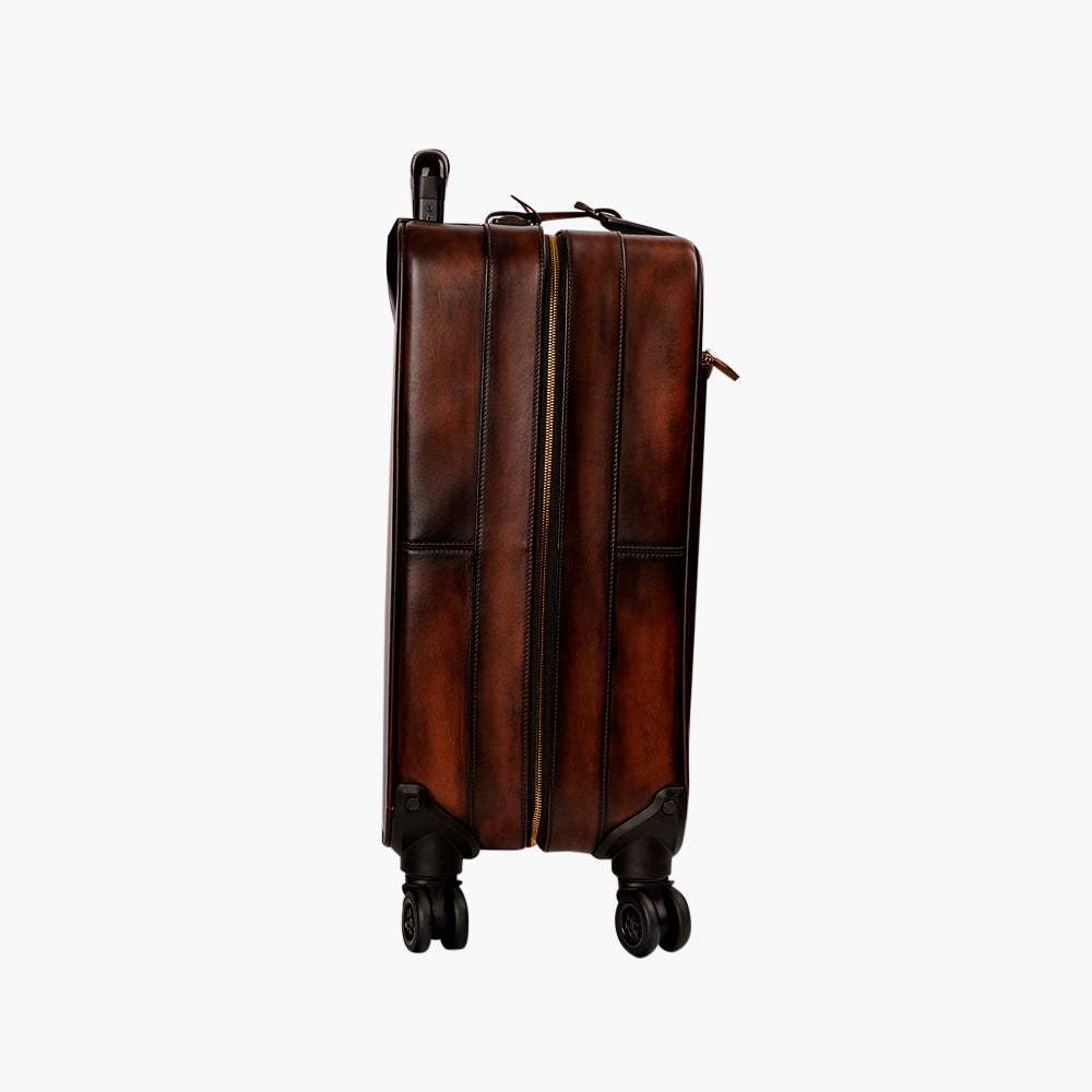 Brown Leather Cabin Trolley
