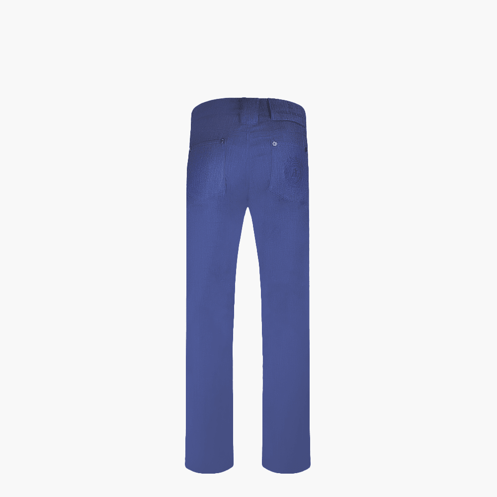 Blue Jeans with Araldica Crest - Angelo Galasso - Luxury Italian Menswear London