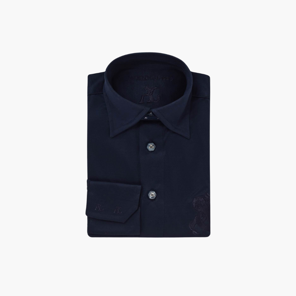 Blue Jersey Shirt Dragoon Polo