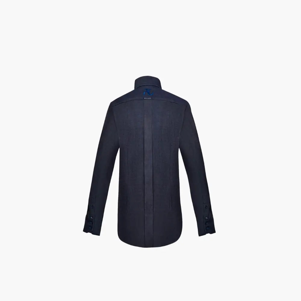 Angelo Galasso Denim Corleone Shirt - Angelo Galasso - Luxury Italian Menswear London