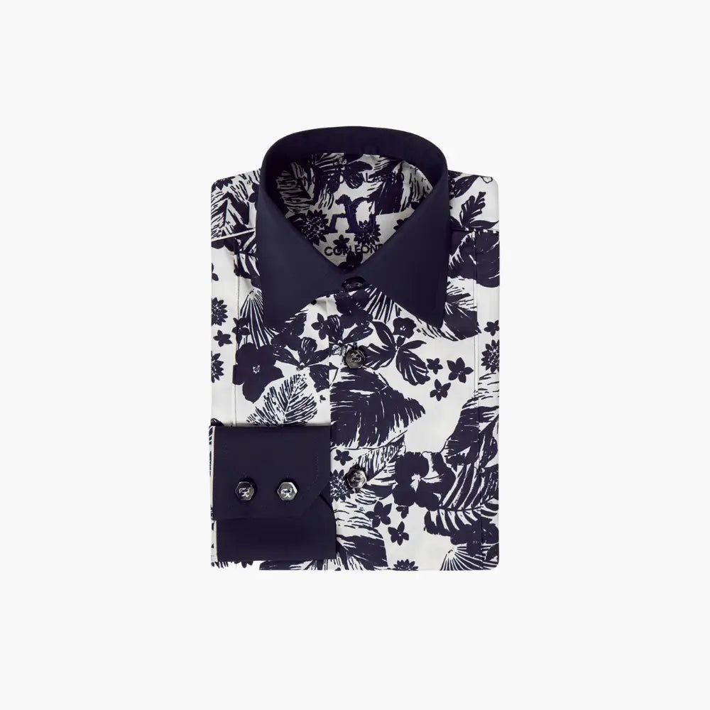 AG Floral Design Corleone Shirt - Angelo Galasso - Luxury Italian Menswear London