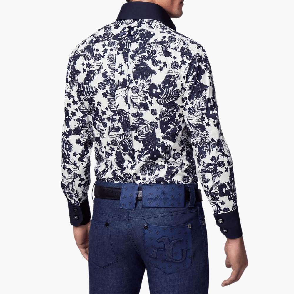 AG Floral Design Corleone Shirt - Angelo Galasso - Luxury Italian Menswear London