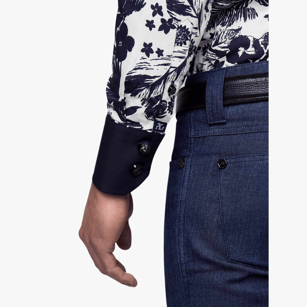 AG Floral Design Corleone Shirt - Angelo Galasso - Luxury Italian Menswear London