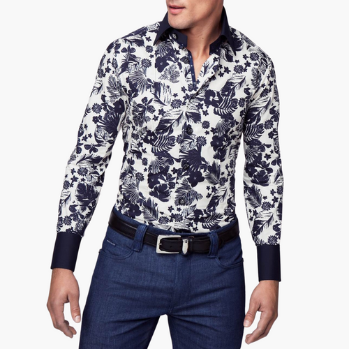 Floral Design Corleone Shirt Angelo Galasso