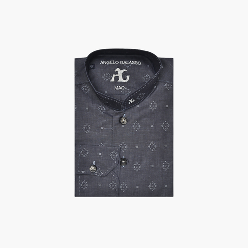 Grey Mao Hand Stitched Shirt