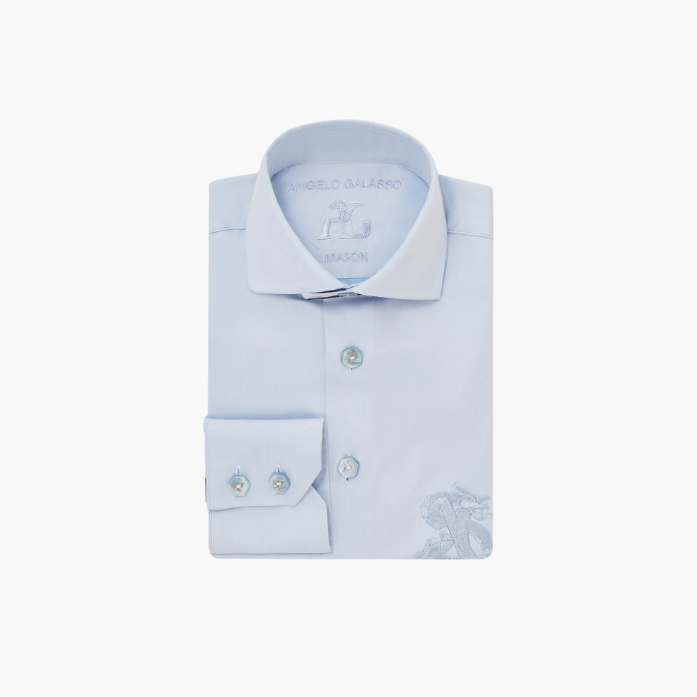 Light Blue Mason Dragoon Logo Shirt