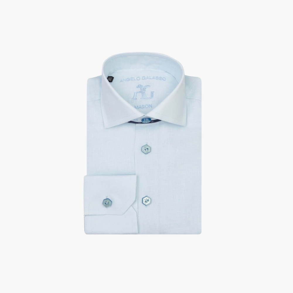 Light Blue Mason Linen Shirt