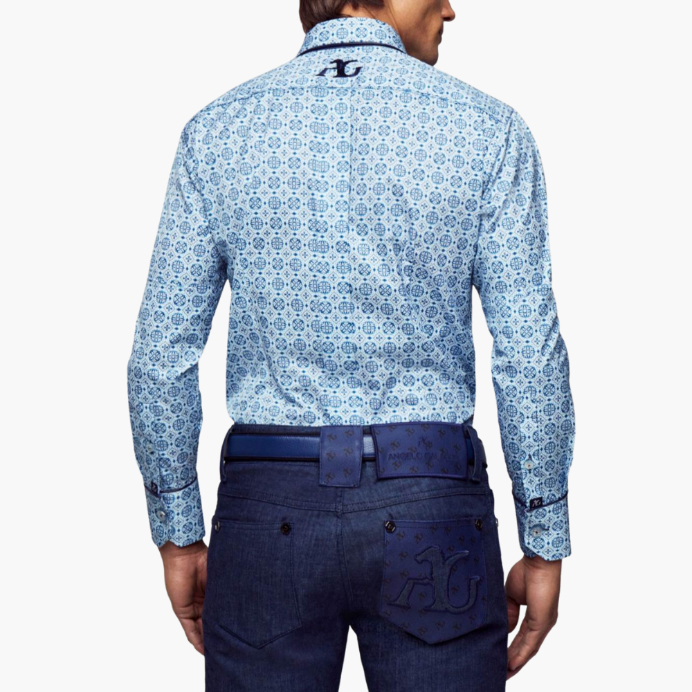 Royal Twill Italia Shirt with Piping Details