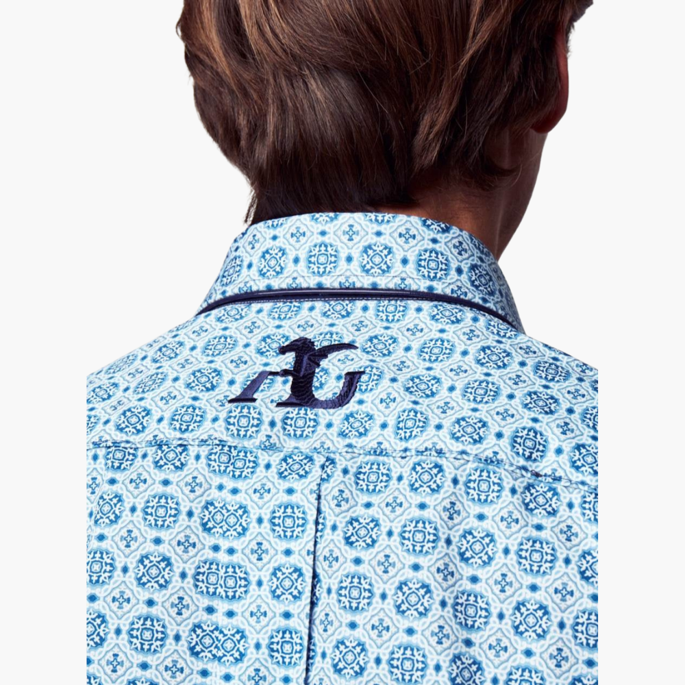 Royal Twill Italia Shirt with Piping Details